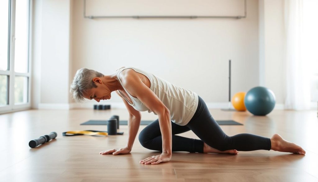 flexibilidade e fortalecimento muscular no Pilates